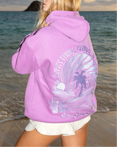 Embroidered Açai Hoodie with Inspirational Wave Design for Everyday Comfort