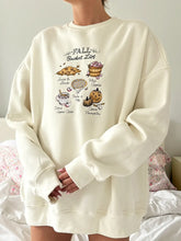 Embroidered Fall Bucket List Sweatshirt for Cozy Autumn Days