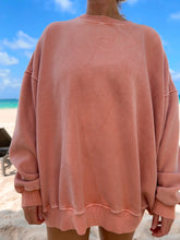 Vintage Orange Washed Sweatshirt for Cozy Everyday Style