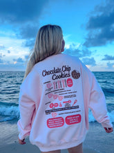 Chocolate Chip Cookie Recipe Embroidered Sweatshirt | Cozy Baking-Inspired Apparel