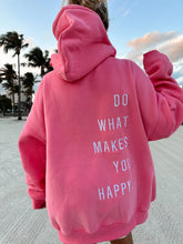 Effortless Embroidered Hoodie in Soft Hibiscus Pink - Everyday Joy Essential