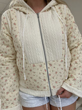 Vintage Floral Quilted Jacket for Effortless Spring Style