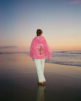 Vintage Washed Pink Oversized Hoodie for Cozy Everyday Style