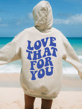 Cozy Preppy Hoodie in Blue Ink for an Effortless, Positive Look