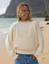 Buttercream Cotton Knit Sweater for Effortless Everyday Style