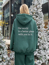 Heartfelt Embroidered Hoodie with Inspirational Message - Cozy Everyday Essential
