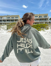 Cozy Unisex Hoodie with Inspirational Faith-Based Design
