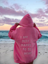 Effortlessly Cozy Embroidered Hoodie with Positive Statement Design