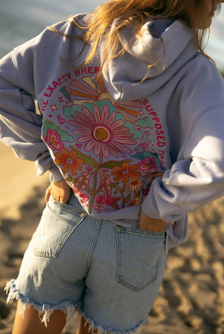 Vintage Blue Embroidered Hoodie for Cozy Everyday Inspiration