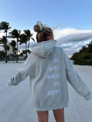 Cozy Embroidered Hoodie with Inspirational Quote for Everyday Comfort