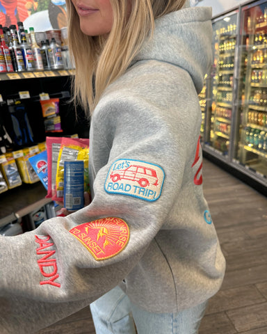 Oversized Patchwork Hoodie for Cozy Everyday Style