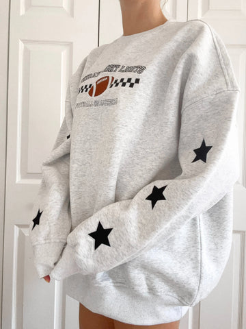 Game Day Embroidered Sweatshirt for Friday Night Lights and Everyday Spirit