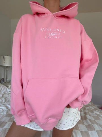 Oversized Cotton Candy Hoodie in 100% Cotton for Cozy Everyday Style