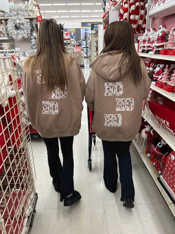 Cozy Grey Reindeer Hoodie for Winter Outfits and Festive Style