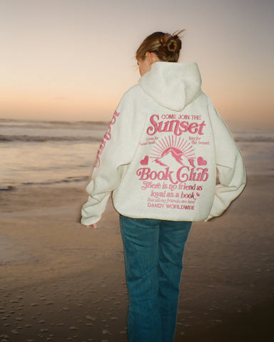 Cozy Oversized Book Club Hoodie for Reading in Style