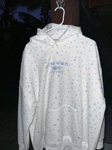 Cozy Embroidered Snowflake Hoodie for Winter Style