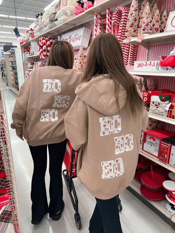 Cozy Grey Reindeer Hoodie for Winter Outfits and Festive Style