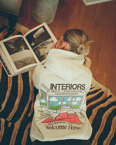 Heather Gray Oversized Hoodie with Embroidered Details for Cozy Everyday Style