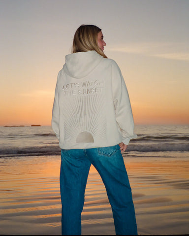 Oversized Sunset Hoodie for Cozy Evenings and Effortless Style