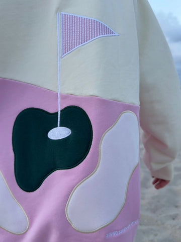 Cozy 100% Cotton Mockneck Sweatshirt for Effortless Golf Style