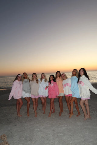 Icy Blue Embroidered Sweatshirt for a Cozy & Effortless Look