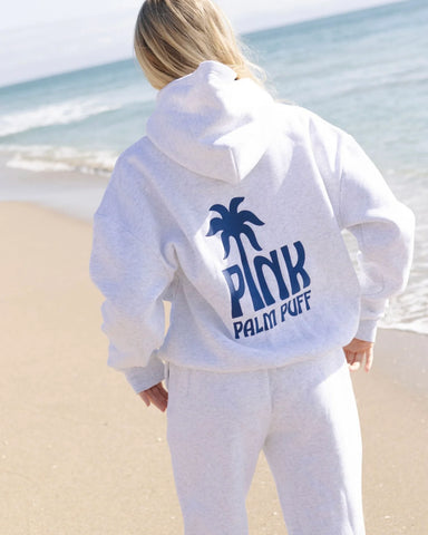 Classic Puff Sleeve Hoodie in Soft Cloud White - Cozy Everyday Essential