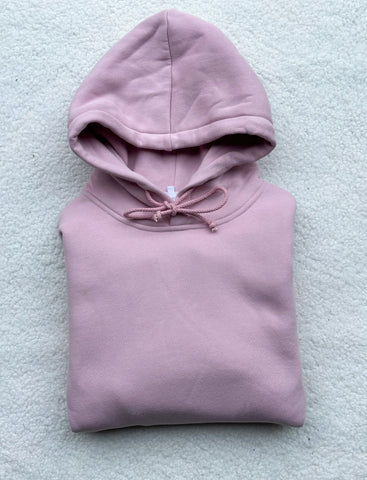 Soft Mauve Oversized Hoodie for Effortless Everyday Style