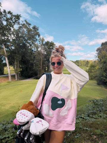 Cozy 100% Cotton Mockneck Sweatshirt for Effortless Golf Style