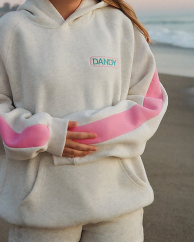 Oversized Pink Stripe Hoodie for Cozy Everyday Style