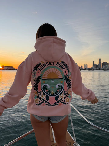 Sunset Wave Hoodie for Effortless Beach Style and Cozy Vibes