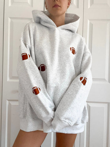 Embroidered Football Hoodie for Game Day Style and Everyday Comfort