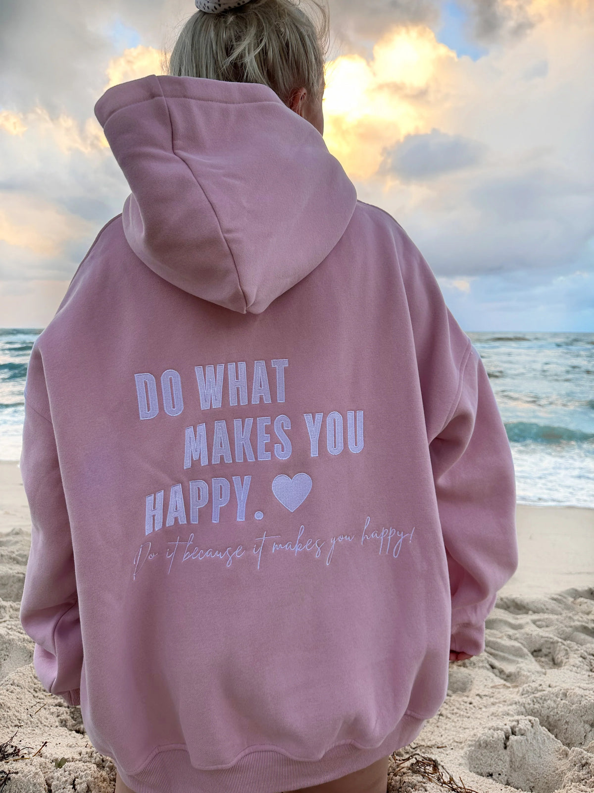 Mauve Mist Hoodie with Inspirational Quote for Cozy Everyday Style