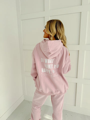 Mauve Mist Hoodie with Inspirational Quote for Cozy Everyday Style