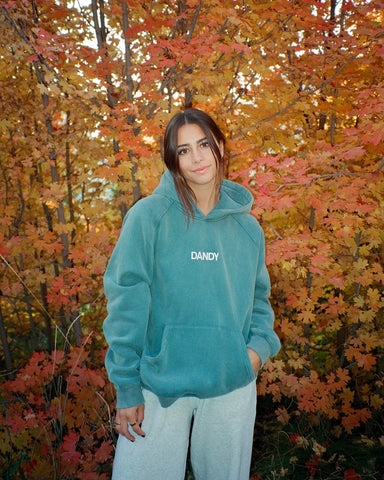 Pine Green Oversized Hoodie for Cozy Adventure Outfits