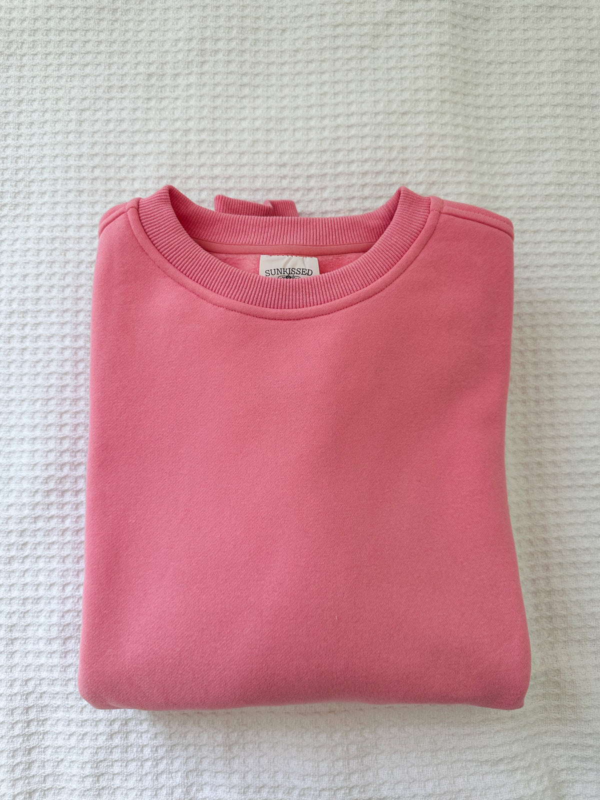 Soft Rose Pink Sweatshirt for Effortless Everyday Style
