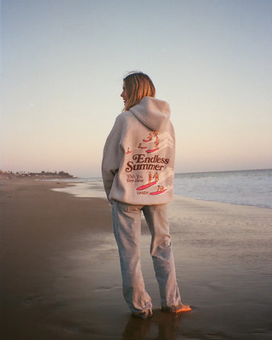 Oversized Lux Hoodie for Endless Summer Vibes in Dark Heather