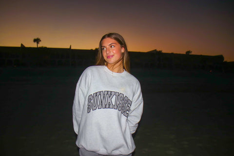 Classic Black Seersucker Stripe Sweatshirt for Effortless Preppy Style