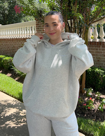 Cloud Grey Oversized Hoodie for Effortless Everyday Style