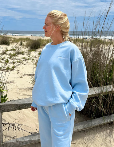 Dream Blue Crewneck Sweatshirt for Everyday Cozy Comfort