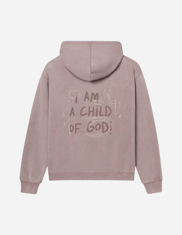 Cozy Brown Unisex Hoodie with Inspirational Embroidery | Faith & Comfort