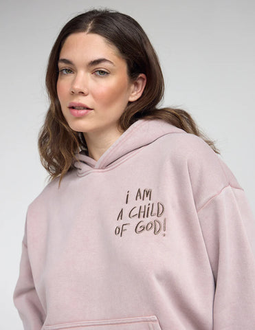 Cozy Brown Unisex Hoodie with Inspirational Embroidery | Faith & Comfort