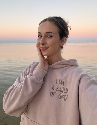 Cozy Brown Unisex Hoodie with Inspirational Embroidery | Faith & Comfort