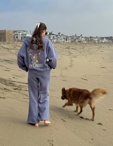 Plum Oversized Zip Hoodie for Cozy Everyday Style