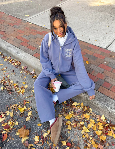 Plum Oversized Zip Hoodie for Cozy Everyday Style