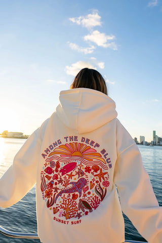 Whale Shark Embroidered Hoodie for Cozy Ocean-Inspired Street Style