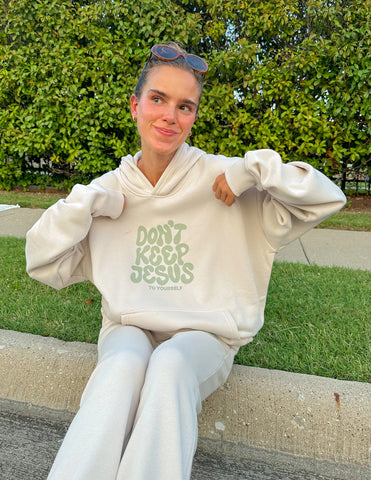 Share Your Faith Hoodie with Inspirational Bible Verse