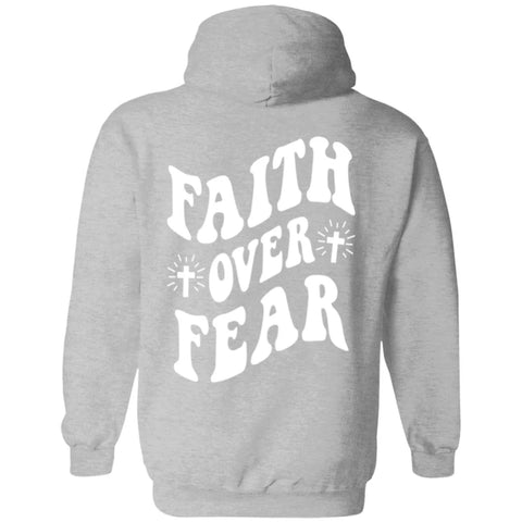 Faith Over Fear Hoodie | Inspirational Christian Sweatshirt for Everyday Comfort