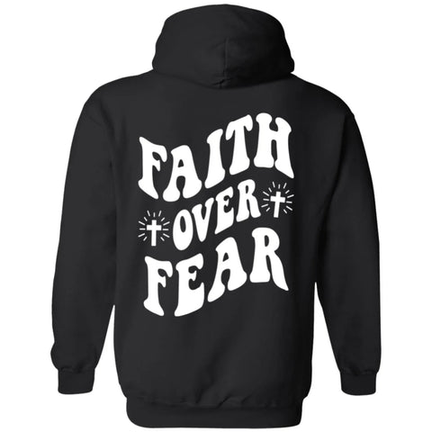 Faith Over Fear Hoodie | Inspirational Christian Sweatshirt for Everyday Comfort