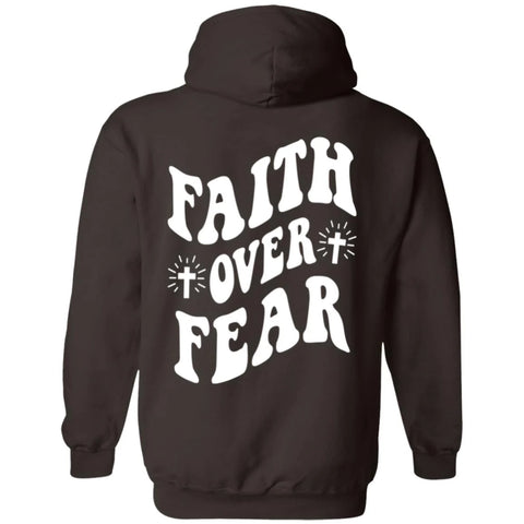 Faith Over Fear Hoodie | Inspirational Christian Sweatshirt for Everyday Comfort