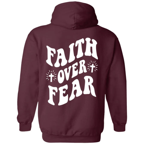 Faith Over Fear Hoodie | Inspirational Christian Sweatshirt for Everyday Comfort
